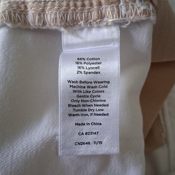 Talbots A-Line White Denim Button Up Skirt Women's Size 2 - Picture 11 of 11